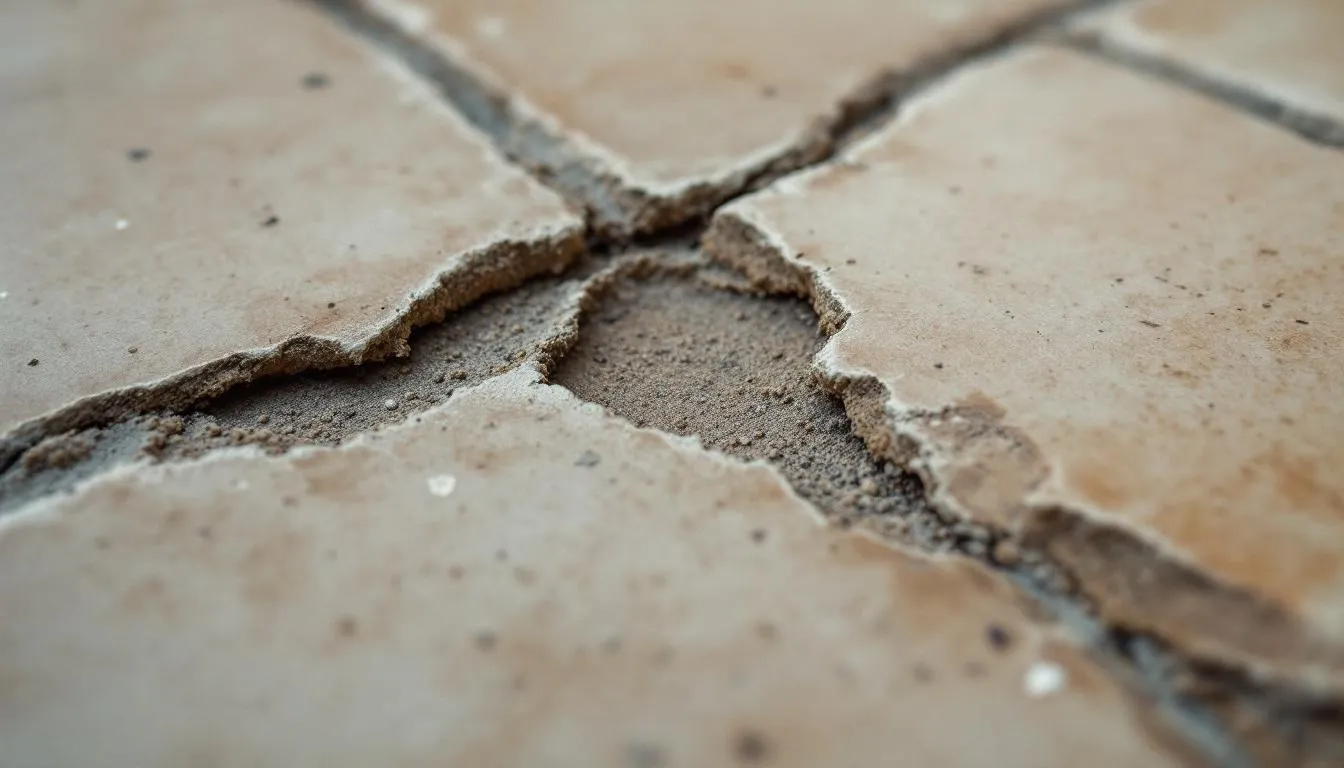 Cracked or Crumbling Tile Grout
